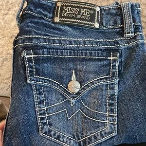 Miss me Denim brand signature boot jeans